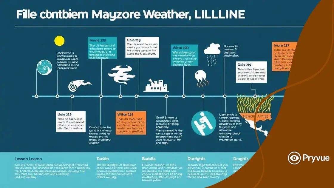 Historical context of major weather events