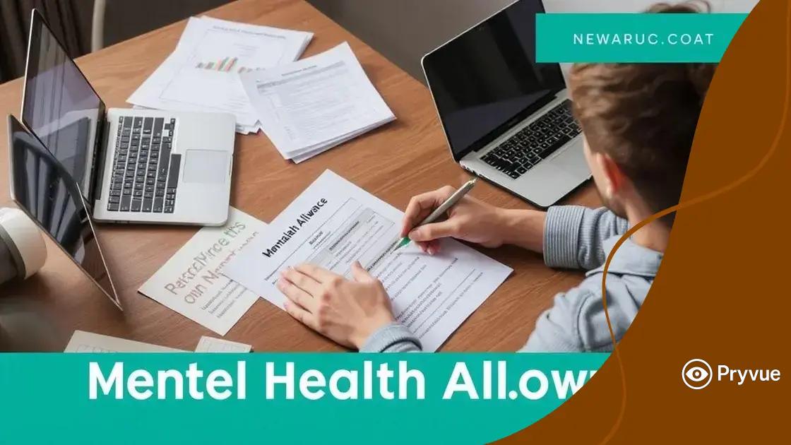 How to apply for a mental health allowance