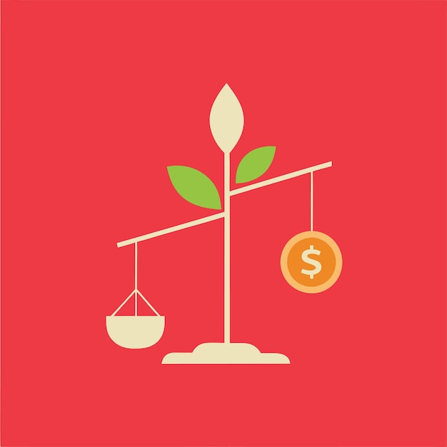 A stylized image of a balance scale with tax symbols on one side and growth charts on the other, representing the desire to balance tax changes with economic development goals in the proposed 2025 tax overhaul.