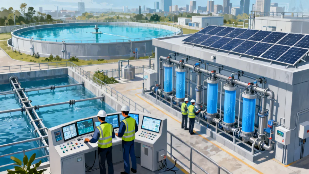 Estação de tratamento de água avançada com tecnologia de ponta