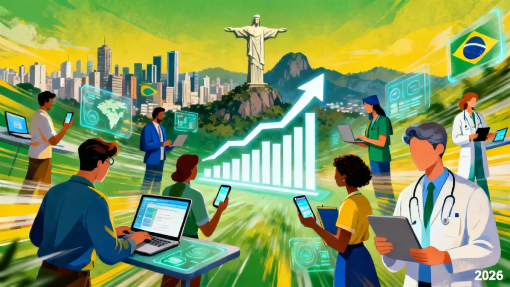 Setor de Serviços Brasileiro: Crescimento de 4% e Oportunidades em 2026