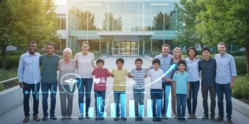 Diverse group benefiting from healthcare policy reform, symbolizing improved patient access