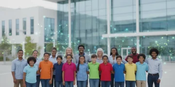 Diverse community benefiting from integrated healthcare system in the US