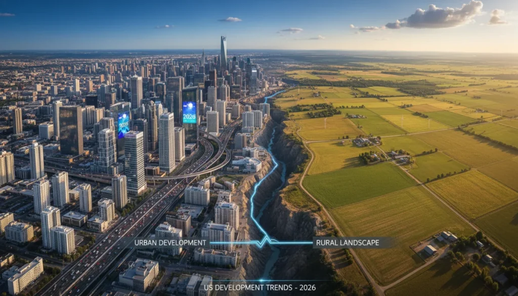Urban vs. Rural US Development: 2026 Societal Impact & Infrastructure Gaps